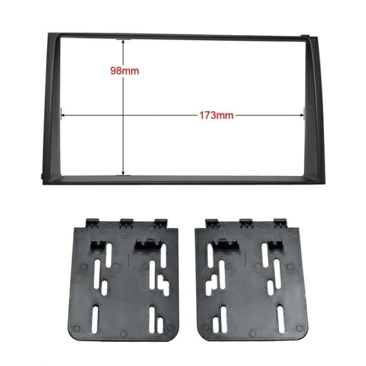 2DIN DVD フレーム パネル ダッシュ マウント キット トリム ラジオ オーディオ フレーム 適用: 起亜 ソウル 2010 AL-LL-6985 AL Interior parts for cars