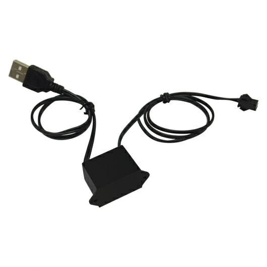 DC12V LED 装飾 EL ファイバー ネオン ライト ロープ ストリップ パワー ドライバ インバーター USB ポート AL-LL-7254 AL Car parts