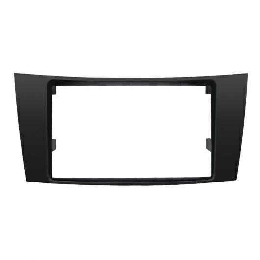 2DIN ステレオ CD/DVD パネル ステレオ フレーム 適用: メルセデス ベンツ E クラス W211 CD ラジオ ダッシュ パネル キット AL-LL-7307 AL Interior parts for cars