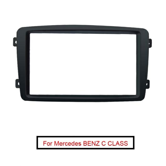 ダブル DIN DVD ステレオ ラジオ フレーム 適用: メルセデス ベンツ C クラス W203 2002-2004 オーディオ ダッシュ フレーム パネル キット AL-LL-7326 AL Interior parts for cars｜オートパーツエージェンシー2号店