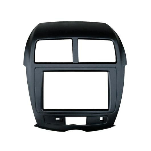 2DIN ラジオ パネル フレーム 適用: 三菱 ASX シトロエン/CITROEN C4 エアクロス プジョー/PEUGEOT 4008 プレート ダッシュ マウント トリム AL-LL-7364 AL Interior parts for cars