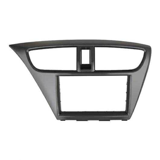 2DIN ラジオ DVD ダッシュ フレーム 適用: ホンダ シビック ヨーロッパ仕様 左ハンドル用 ステレオ パネル ベゼル トリム フェイス プレート フレーム マウント キット AL-LL-7449 AL Interior parts for cars|オートパーツエージェンシー2号店