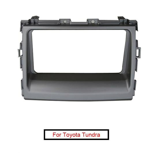2DIN CD/DVD パネル フレーム 適用: トヨタ タンドラ 2014 + オーディオ ダッシュ トリム キット AL-LL-7701 AL Interior parts for cars|オートパーツエージェンシー2号店