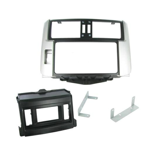 2DIN ラジオ フレーム アダプタ 適用: トヨタ プラド GX 150 左ハンドル用 2010 ステレオ ダッシュ マウント キット フレーム パネル AL-LL-7756 AL Interior parts for cars