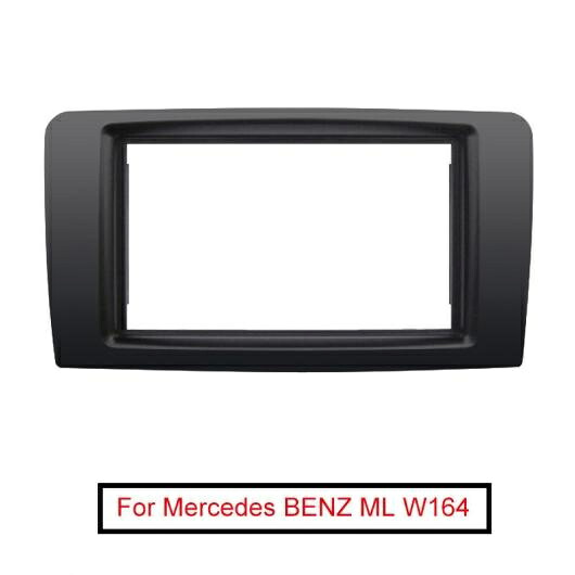 ダブル DIN ラジオ フレーム トリム 適用: メルセデス ベンツ ML W164 2006-2010 オーディオ ダッシュ パネル キット フレーム AL-LL-7893 AL Interior parts for cars
