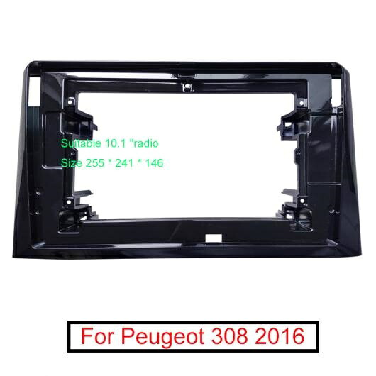 ステレオ 2DIN 10.1 ビッグ スクリーン フレーム アダプタ 適用: プジョー/PEUGEOT 308 2016 オーディオ ダッシュ パネル フレーム フィッティング キット AL-LL-7918 AL Interior parts for cars｜オートパーツエージェンシー2号店