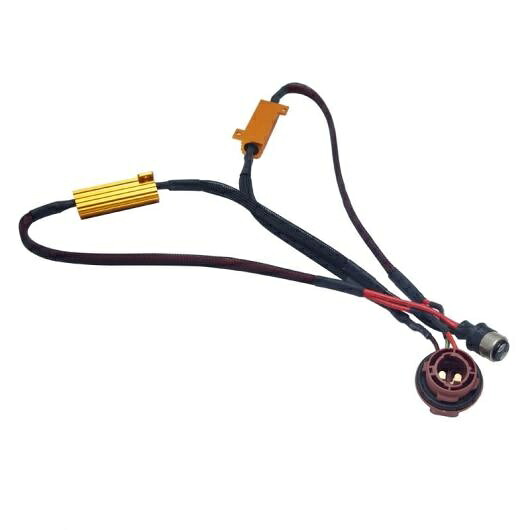 2ピース BAY15D 1157 LED ワーニング デコーダ ロード レジスタ ソケット エラー AL-LL-8076 AL Car parts