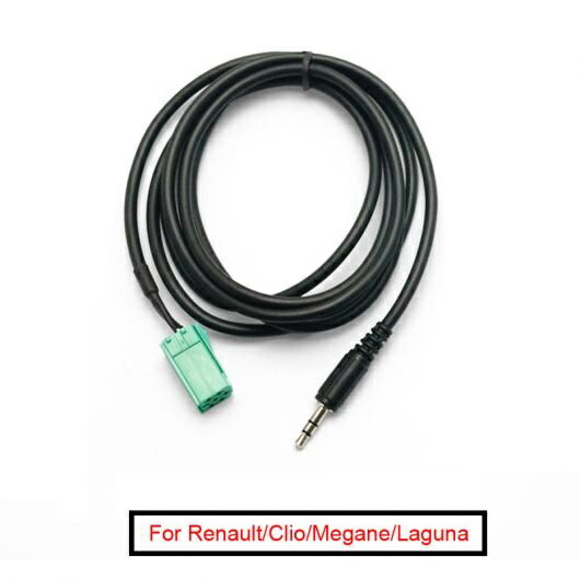 20ピース AUX-IN インプット 3.5mm アダプタ 適用: ルノー/RENAULT/クリオ/メガーヌ/ラグナ MP3 インターフェース ケーブル AL-LL-8405 AL Car parts|オートパーツエージェンシー2号店