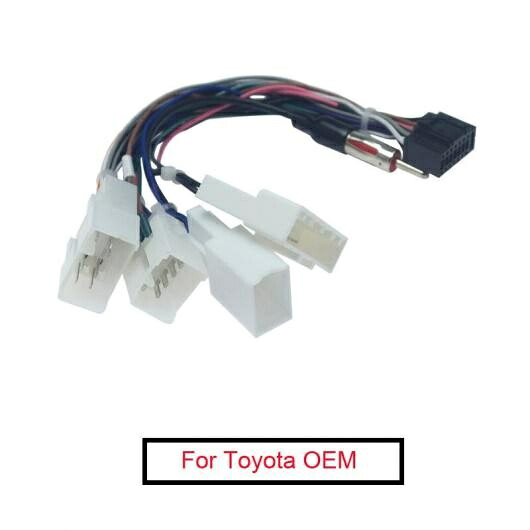 5ピース 16P ヘッド ユニット ワイヤー ハーネス アダプタ 適用: トヨタ OEM ラジオ ハーネス 4-ターミナル AL-LL-8441 AL Car parts