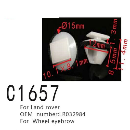 ホイール アイブロー ポジショナー スクリュー LR032984 適用: ランド ローバー 20ピース AL-MM-0907 AL Interior parts for cars 6,041円