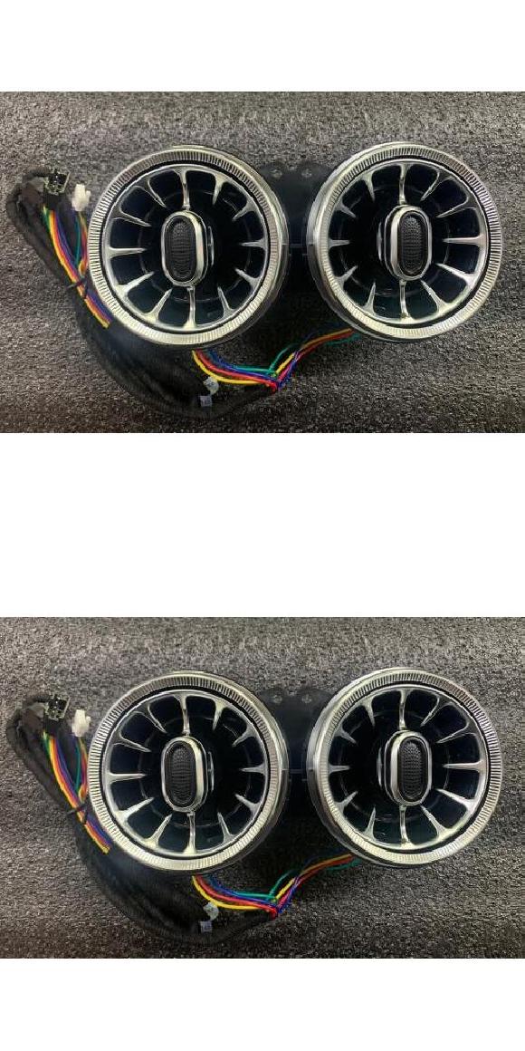 適用: メルセデスベンツ Sクラス W222 ライト LED ダッシュボード コンソール AC コンディション 通気口 吹き出し口 タービン シーリング カバー ランプ 7色・64色 AL-MM-2029 AL Car parts|オートパーツエージェンシー2号店