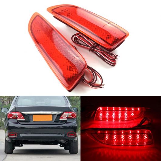 2ピース LED リア バンパー リフレクター ライト レッド ドライビング ブレーキ フォグランプ 適用: トヨタ カローラ レクサス CT200H 2011 2013 AL-MM-2129 AL Car parts｜オートパーツエージェンシー2号店 8,268円