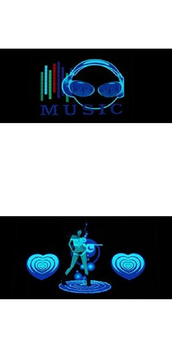 シールド LED サウンド アクティブ イコライザ ネオン EL ライト ミュージック リズム フラッシュ ランプ ステッカー スタイリング コントロール 45×30cm A・50×30cm A AL-MM-2169 AL Car parts