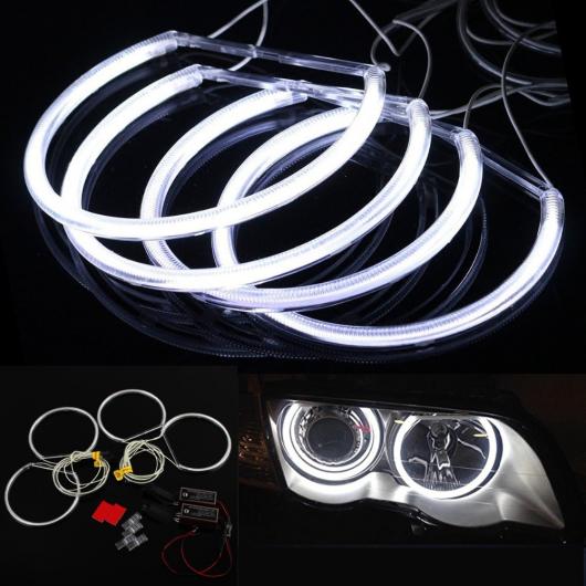 エンジェルアイ ライト 適用: BMW E36 E38 E39 E46 ホワイト LED CCFL HALO リング ヘッドライト オート DRL 4X 131mm ランプ キット AL-MM-2191 AL Car parts 9,855円