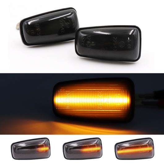 2ピース LED サイド マーカー アンバー ライト バルブ リピーター ランプ インジケーター 適用: シトロエン/CITROEN サクソ フィアット/FIAT プジョー/PEUGEOT スクード 306 406 806 AL-MM-2308 AL Car light 11,213円