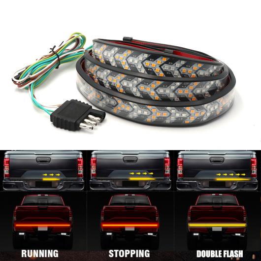 トラック テールゲート LED ストリップ ライト バー トリプル 列 4機能 ブレーキ ウインカー 適用: ジープ/JEEP ピックアップ SUV ダッジ/DODGE 120cm AL-MM-2326 AL Car light｜オートパーツエージェンシー2号店