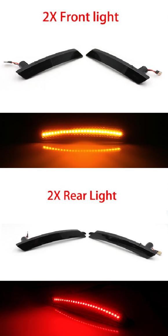 LED サイド マーカー ライト ウインカー リピーター パネル ランプ 適用: ミニ クーパー R55 R56 R57 R58 フロント・リア AL-MM-2362 AL Car light｜オートパーツエージェンシー2号店