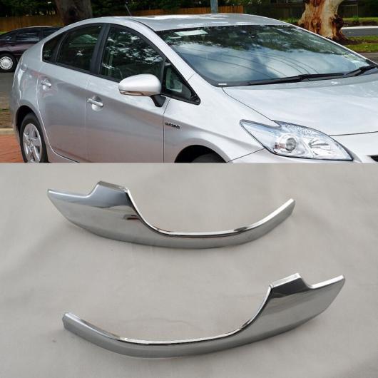 適用: トヨタ プリウス XW30 2009-2015 マークX 2010-2016 クローム ドア サイド バックミラー ミラー ストリップ トリム カバー エクステリア アクセサリー AL-MM-2423 AL Exterior parts for cars