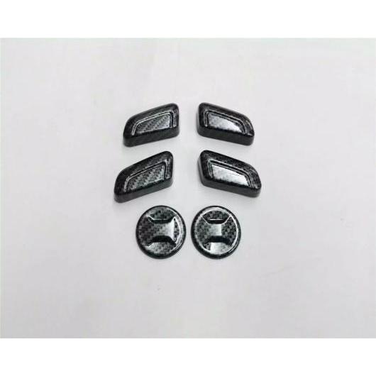 適用: フォルクスワーゲン/VOLKSWAGEN VW アトラス テラモント 2017 2018 2019 カーシート アジャスター スイッチ ノブ ボタン コントロール カバー トリム インテリア カーボンファイバー AL-MM-2628 AL Interior parts for cars