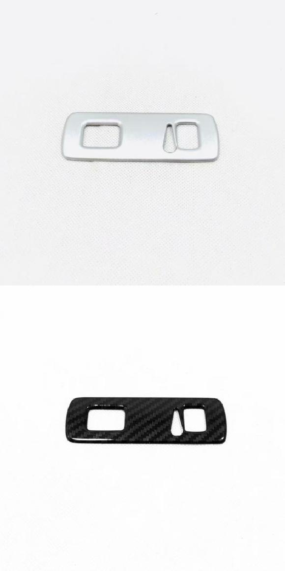 適用: ボルボ/VOLVO XC40 XC 40 2019 2020 インテリア アクセサリー センター コントロール コンソール リア トランク スイッチ ボタン カバー トリム アクセサリー マットシルバー・カーボン調 AL-MM-2564 AL Interior parts for cars