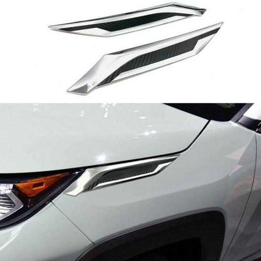 適用: トヨタ RAV4 RAV 4 2019 2020 ABS ブラック フロント アッパー グリル グリル モールディング トリム ステッカー アクセサリー AL-MM-2589 AL Exterior parts for cars