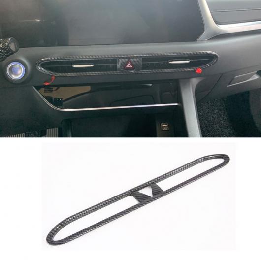 適用: ヒュンダイ/現代/HYUNDAI ソナタ DN8 2020 2021 センター コントロール サイド フロント エアコン 吹き出し口 カーボンファイバー トリム カバー インテリア アクセサリー AL-MM-2650 AL Interior parts for cars