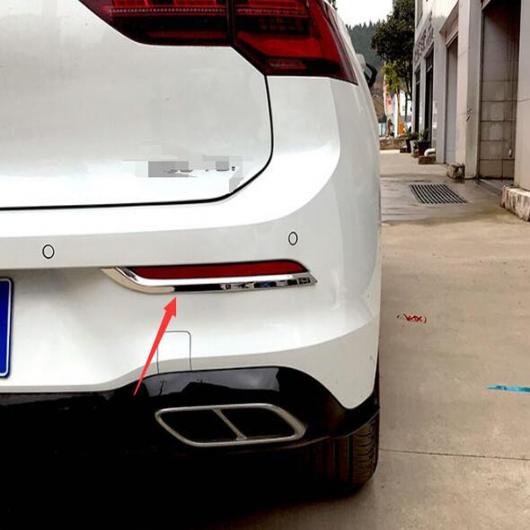 適用: フォルクスワーゲン/VOLKSWAGEN VW ゴルフ 8 MK8 R 2021 2022 リア バンパー フォグライト ランプ カバー ストリップ ベゼル モールディング ガーニッシュ メンバー スタイリング AL-MM-3127 AL Exterior parts for cars