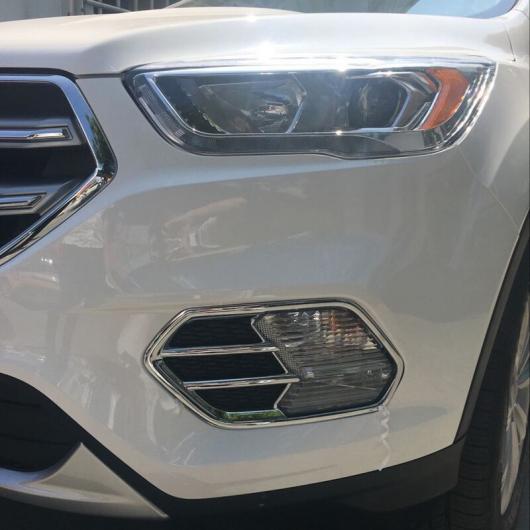 適用: フォード/FORD クーガ エスケープ 2017 2018 2019 ABS クローム フロント ヘッド フォグライト ランプ カバー ベゼル フォグライト トリム AL-MM-3198 AL Exterior parts cars