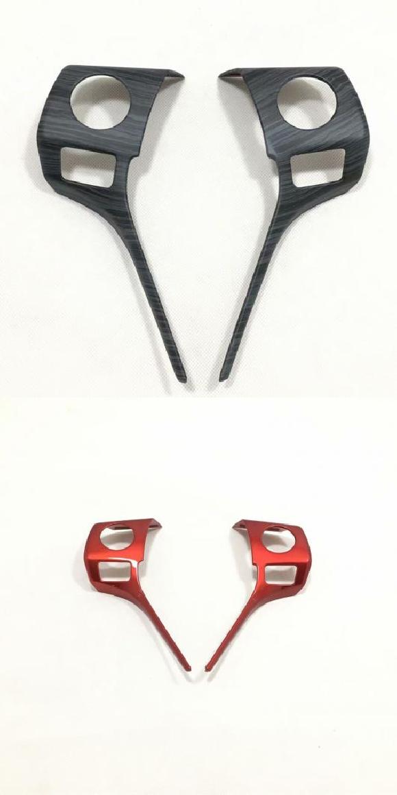 適用: トヨタ RAV4 RAV 4 2016 2017 2018 ABS ステアリング ホイール ボタン パネル カバー トリム フレーム インテリア アクセサリー ABS グレー 2ピース・ABS レッド 2ピース AL-MM-3350 AL Interior parts for cars｜オートパーツエージェンシー2号店