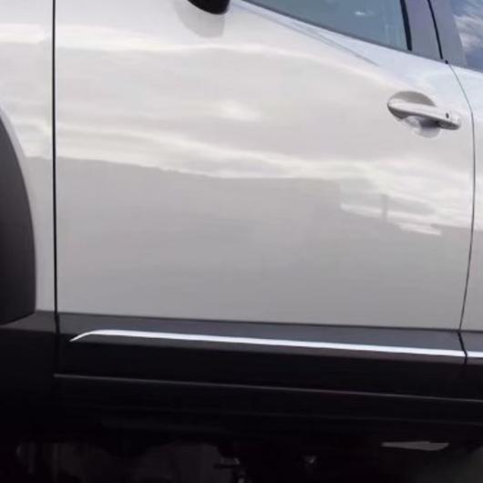 適用: マツダ CX-3 CX3 2017 2018 2019 2020 ステンレス サイド ドア ボディ モールディング プロテクター カバー トリム ストリップ エクステリア アクセサリー AL-MM-3744 AL Exterior parts for cars