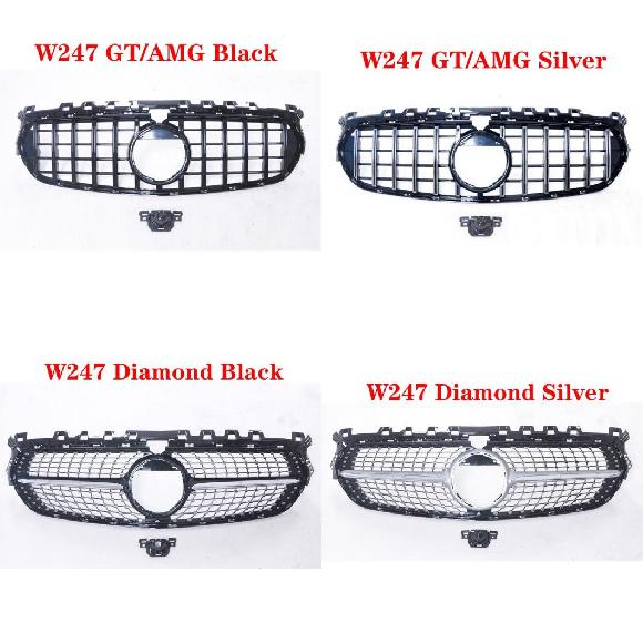 適用: メルセデス・ベンツ Bクラス W247 B180 B200 B260 2020 ミドル グリル シルバー ブラック フロント バンパー センター グリル スタイル 1～スタイル 4 AL-MM-3790 AL Exterior parts for cars