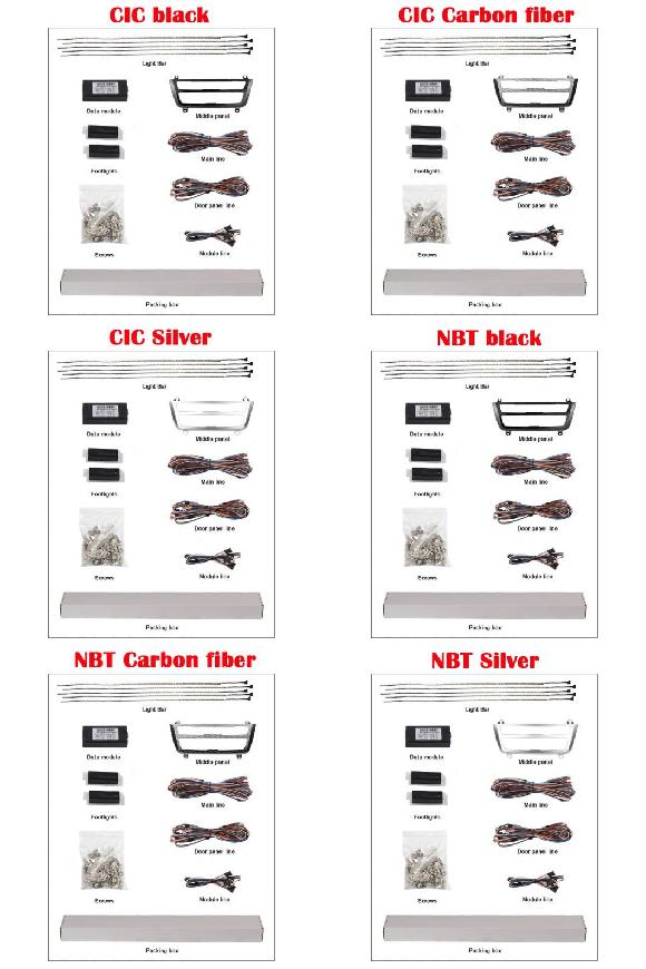 ネオン インテリア ドア ライト 9色 装飾 装飾 LED ストリップ 適用: BMW 3シリーズ GT 4シリーズ F32 F33 2013-2018 CIC ブラック～NBT シルバー AL-MM-3792 AL Car light