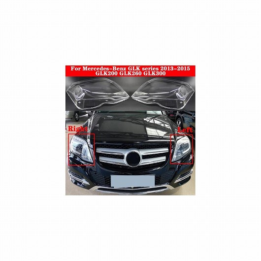 適用: メルセデス・ベンツ GLKシリーズ GLK200 GLK260 GLK300 2013-2015 フロント ヘッドライト カバー ランプシェード ヘッド ランプ ライト ガラス レンズ シェル 左右 AL-MM-4180 AL Car light