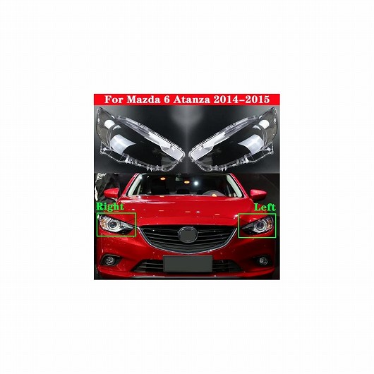 適用: MAZDA6 アテンザ 2014-2015 フロント ヘッドライト カバー ヘッドランプ ランプシェード ランプカバー ヘッド ランプ ライト ガラス レンズ シェル キャップ 左右 AL-MM-4303 AL Car light