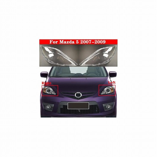 フロント ヘッドライト カバー 適用: マツダ 5 2007-2009 オート ヘッドランプ ランプシェード ランプカバー ヘッド ランプ ライト カバー ガラス レンズ シェル キャップ 左右 AL-MM-4309 AL Car light｜オートパーツエージェンシー2号店