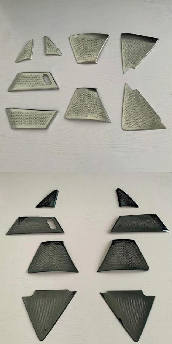 適用: マツダ CX-30 CX30 2020 2021 ステンレス スチール オーディオ スピーカー カバー トリム ドア ラウドスピーカー カバー 右 ハンド ドライバ 1・右 ハンド ドライバ 2 AL-MM-4426 AL Interior parts for cars