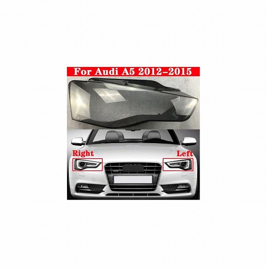 適用: アウディ/AUDI A5 2012-2015 フロント ヘッドライト カバー オート ヘッドランプ ランプシェード ランプカバー ヘッド ランプ ライト カバー ガラス レンズ シェル キャップ 左・右 AL-MM-4362 AL Car light
