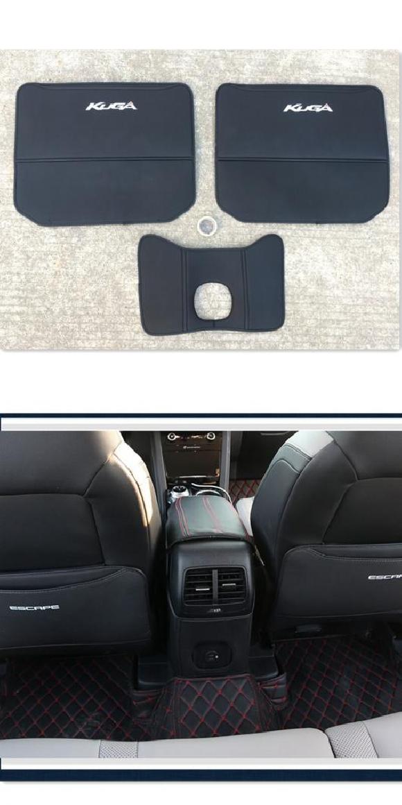 3ピース アンチキック マット インテリア シート プロテクター サイド エッジ 保護 パッド 適用: フォード/FORD エスケープ クーガ 2020 保護 アクセサリー クーガ・エスケープ AL-MM-4536 AL Interior parts cars｜オートパーツエージェンシー2号店