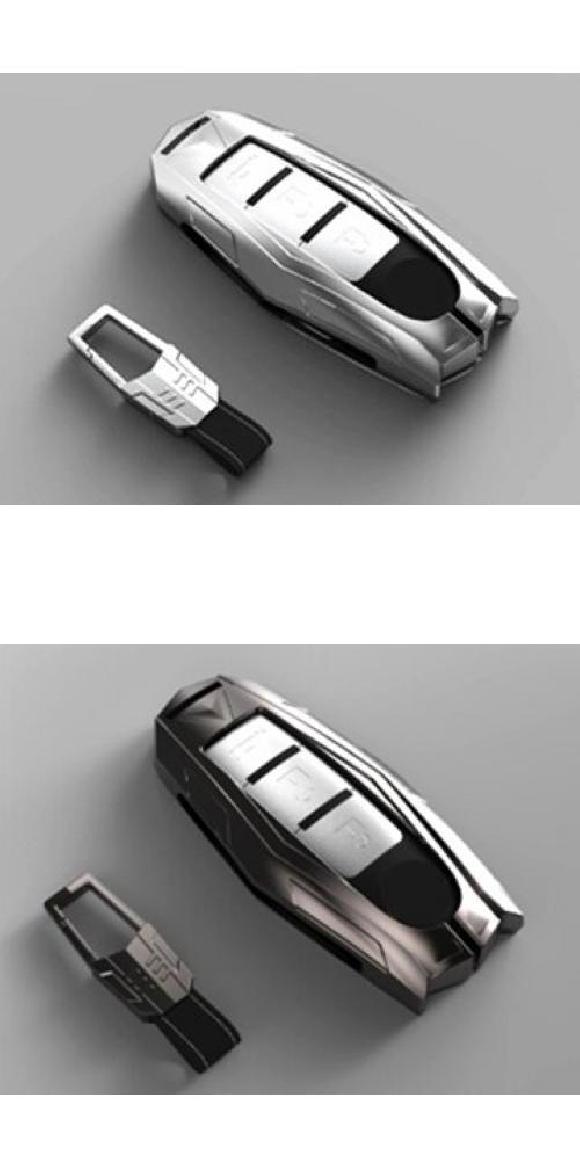 キー キーチェーン 適用: 日産 X-トレイル ルージュ T31 T32 ムラーノ ティーダ パスファインダー ノート ジューク スマート リモート タイプ1 シルバー・タイプ1 ブラック AL-MM-4549 AL Interior parts for cars