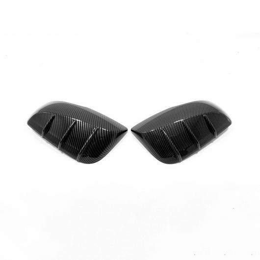 適用: トヨタ RAV4 RAV 4 2019 2020 アクセサリー サイド ドア リア ビュー ミラー カバー トリム カーボン ファイバー バックミラー モールディング カーボン AL-MM-4818 AL Exterior parts for cars