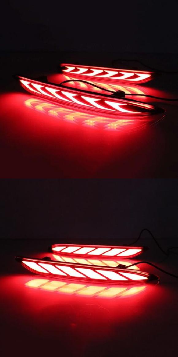 LED 反射 リア バンパー リフレクター ライト ランプ ブレーキ ストップ ライト 適用: ホンダ クライダー 2018 2019 タイプ A・タイプ B AL-MM-4857 AL Car light｜オートパーツエージェンシー2号店