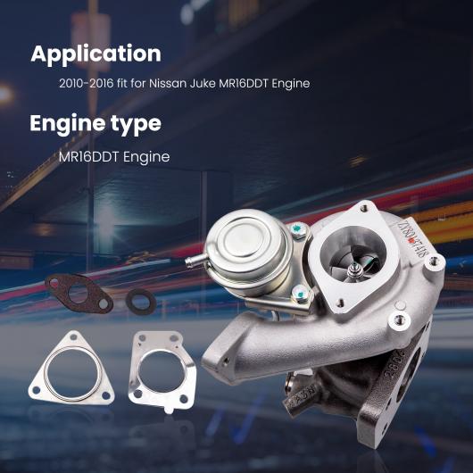 スーパーチャージャー ターボ ターボチャージャー 49335-00880 適用: 日産 ジューク 1.6L MR16DDT エンジン 2011-2016 ターボローダー タービン 49335-00893 AL-MM-5215 AL Car parts