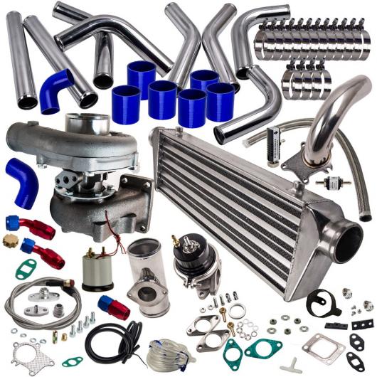 T04E ターボ チャージャー キット 適用: 日産 パトロール Y60 Y61 W/ウェイストゲート + インタークーラー パイプ キット BOV アダプタ 500HP AL-MM-5222 AL Car parts 200,880円