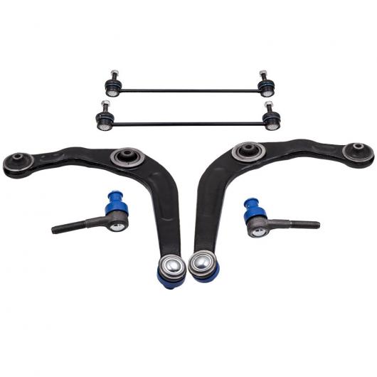 ロワー フロント ウィッシュボーン サスペンション コントロールアーム キット 適用: プジョー/PEUGEOT 206 SW 2E/K 1.1-2.0 + アンチ-ロール バー + タイ ロッド エンド AL-MM-5397 AL Car parts