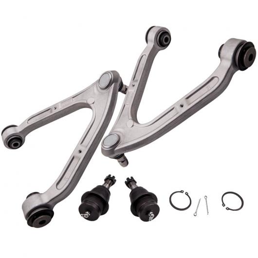 適用: ハマー/HUMMER H3 H3T コントロールアーム ボール ジョイント フロント アッパー ロワー LH RH セット 4 AL-MM-5417 AL Car parts