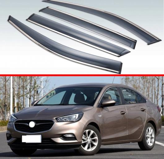 適用: ビュイック/BUICK エクセル セダン 2018 2019 2020 プラスチック エクステリア バイザー 吹き出し口 シェード ウインドウ サン レイン ガード デフレクター 4ピース AL-KK-0226 AL Exterior parts for cars