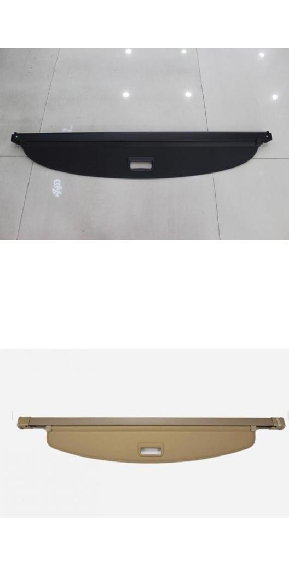 アルミニウム + キャンバス リア カーゴ カバー プライバシー トランク スクリーン セキュリティ シールド シェード アクセサリー 適用: ヒュンダイ/現代/HYUNDAI ツーソン ブラック・ベージュ AL-KK-0271 AL Interior parts for cars