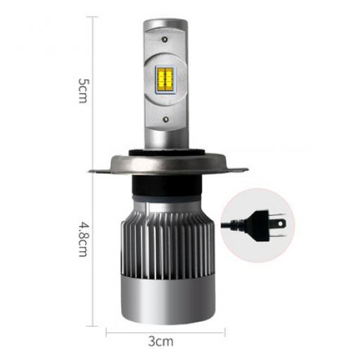ヘッドライト バルブ LED 適用: 起亜 ソウル 6000K 10000lm ホワイト ライト オート 2ピース H4 AL-KK-0531 AL Car parts