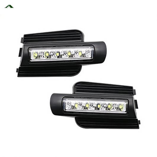 2ピース DRL ライト ランプ 適用: トヨタ ランドクルーザー プラド 2003-2007 6000K ホワイト LED フォグランプ A AL-KK-0574 AL Car parts 33,111円