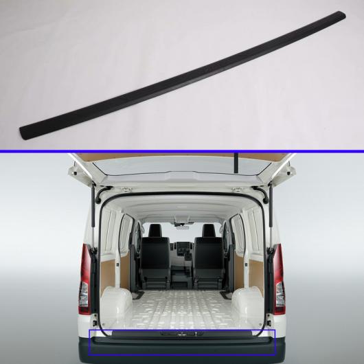 適用: トヨタ ハイエース 6th H300 2019 2020 プラスチック リア バンパー 保護 ウインドウ シル アウトサイド トランクス 装飾 プレート AL-KK-0338 AL Exterior parts for cars